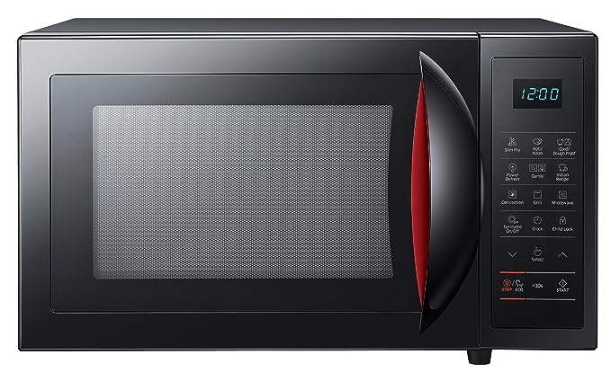 Samsung 28L, Slim Fry, Convection Microwave Oven with Tandoor and Curd making(CE1041DSB3/TL, Black, 10 Yr warranty) | (OPEN BOX) Samsung 28L, Slim Fry, Convection Microwave Oven with Tandoor and Curd making(CE1041DSB3/TL, Black, 10 Yr warranty) | (OPEN BOX)